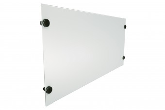 19 blank panel SnapIn 2U steel RAL7035 lightgrey PU5