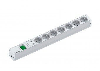 19 PDU, 1U, 7xUTE, 1xswitch, 1xSPD, 2m, CEE7/7