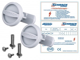 2 Zavoare rot. compl.(set), pt. UP min. H=28 module, RAL9016