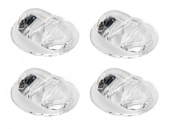 4 lentile schimb cu LED: cai de evacuare coridor