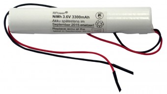 Accu 3,6 V 3,3 Ah pentru Corpuri de iluminat 8W/6W 3h