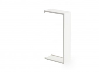 Acoperire imbinare pt.canal parapet SIGNA 70x130 RAL9010 alb