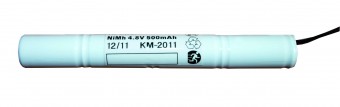 Acumulator 4,8V 0,5Ah pentru C.IL. auto cont. cu LED KM, KS