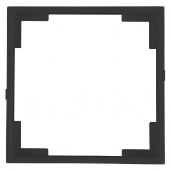 Adapter frame 55x55mm to 50x50mm, black, 1PU = 5 pieces