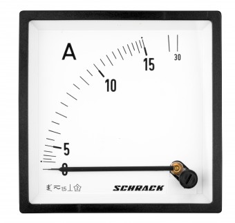 Ampermetru 96*96mm, 15A, conexiune directa, AC