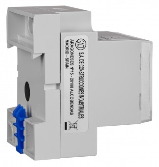 Ampermetru modular SACI 45x52.5mm, conex. directa, 0-10A AC