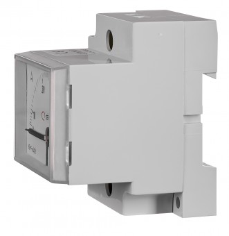 Ampermetru modular SACI 45x52.5mm, conex. directa, 0-25A AC
