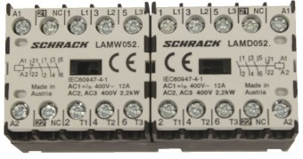 Ans.cont. reversibil, interblocaj mecanic, 2,2kW, 400V c.a.