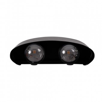 Aplica Monty LED 4X4W 3000K IP54, negru, Erste