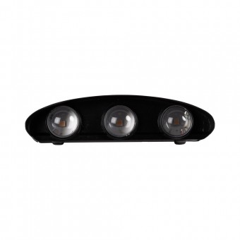 Aplica Monty LED 6X6W 3000K IP54, negru, Erste