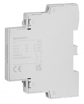 Auxiliary contact 1 NO + 1 NC 6A for Modular contactor 0.5MW