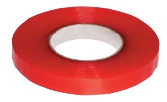 Banda dublu adeziva termorezistenta, rosu, 50m x 19mm