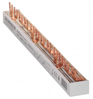 Bareta, 1dif 4P, 1 descarcator, 1 sig aut 3P+N, 12M, 10mm²