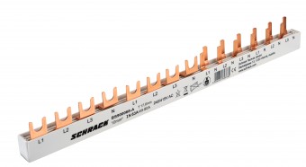 Bareta combinata, 1xRCCB 4P, 1 MCB 3+N, 6 MCB 1+N/1UH, 14 UH