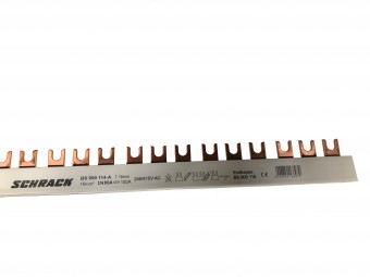 Bareta cu contacte furca 18mm, 3 poli, 16mm², 1m
