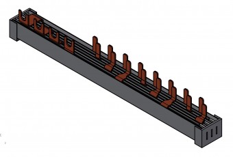 Bareta pt. diferential 4P + 8x1P+N, 12M