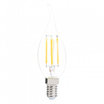 Bec LED lumanare flacara 4W E14 2700K