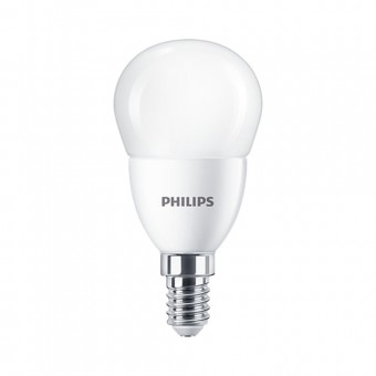 Bec LED sferic P48 7W E14 827, Corepro Philips