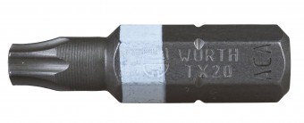 Bit 1/4 Torx TX20 alb 26mm