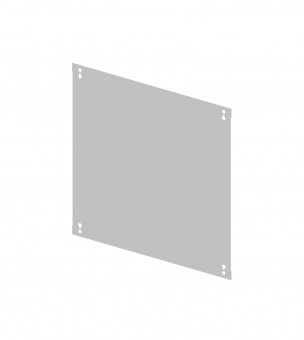 Blind Front Plate 495mm B10 sheet steel