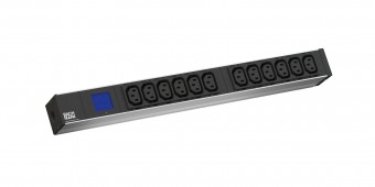 BN500 - 19' 12xC13, 2 m fisa Schuko, AL, 16A -230V