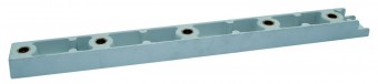Busbar carrier for drilled busbars, 3-pole, 100/185mm system