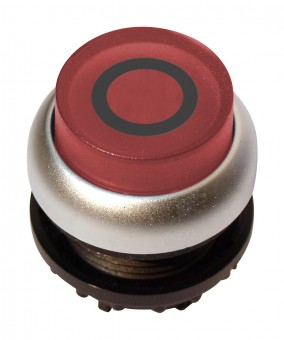 Buton comanda iluminat inalt cu revenire rosu 0