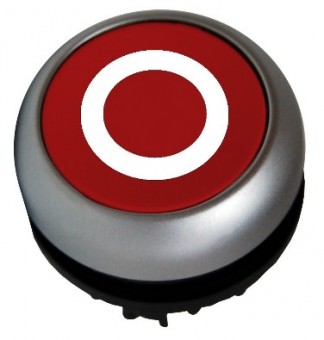 Buton comanda iluminat scund cu revenire rosu 0