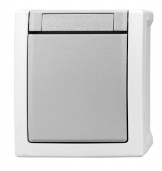 Buton cu 1ND, 10A, PT, cleme elastice, IP54