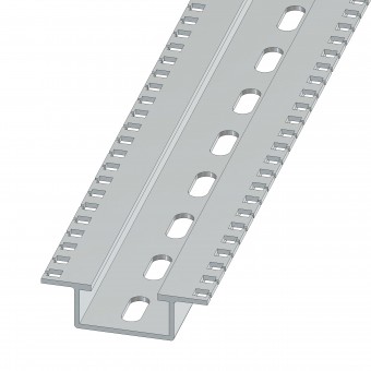 Cable and conduit mounting rail, uncut, L=2000 H=50 T=15mm