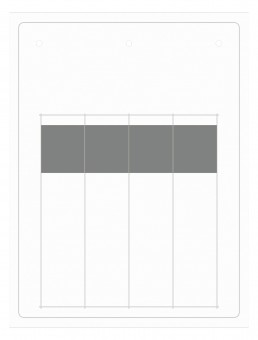 Cable label 15x23mm, adhesive, white