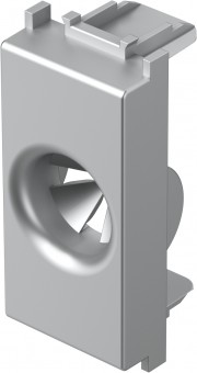 cable outlet 1M, silver