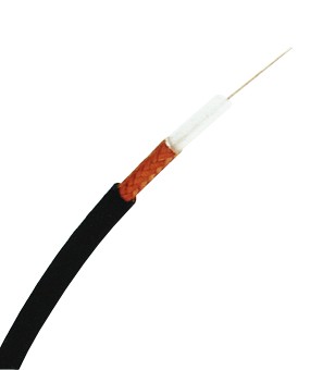 Cablu coaxial tip RG 59 B/U, 75 Ohm, MILC17, negru
