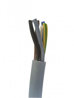 Cablu de comanda cu izol. din PVC, YSLY-JB 5 x 10 gri