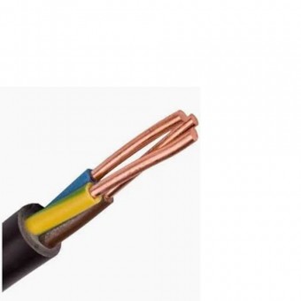Cablu energie cupru, CYY-F/NYY/E-YY 3x6 mm², negru – tambur