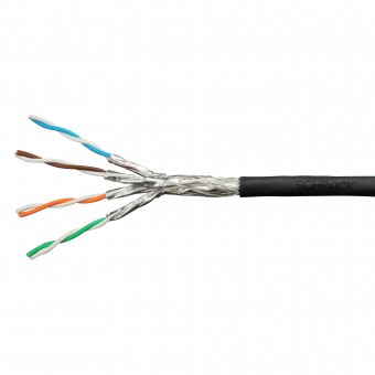 Cablu S/FTP Cat.7, 4x2xAWG23/1, 1.000Mhz, LS0H-3,Dca,30% ngr