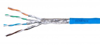 Cablu S/FTP Cat.7a,4x2xAWG23/1, 1.200Mhz,LS0H3, Dca,albastru