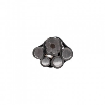 Cablu torsadat aerian aluminiu, T2XIR 50/8 OL-AL 3x25+16 mm² – unifilar