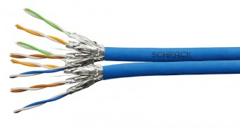 Cablu U/FTP Cat.6a,2x(4x2xAWG23/1),500Mhz,LS0H,Dca,albastru
