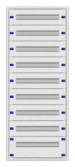 Cadru montaj compl. 2-28UV, 9 sine, plastr.plastic