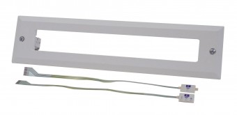cadru MONTARE KE si KX-opal, decupaj mare + buton de test