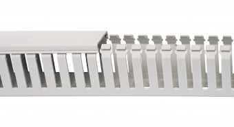 Canal de cabluri fara halogen, Baza x I= 37,5x75mm, L=2m