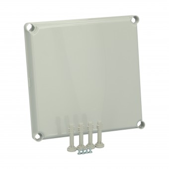 Capac 280x280x30 scund gri cu suruburi cu cap normal
