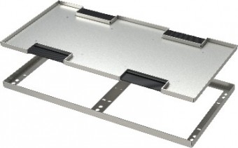 Capac 4x7M pt. 2x doza pardoseala RB 2x7M, 265x516,5x17,5mm