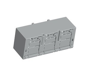 Capac borne 3-poli pentru separatoare ARROW BLUE marime 00