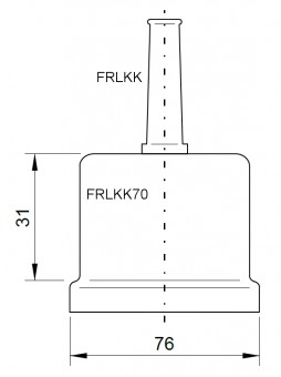 Capac de protectie pt. LKT cu Ø 70mm (scos din prod.)