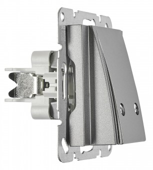 Capac detasabil cu iesire de cablu de 9 mm, antracit