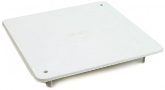 Capac doza 100x100 mm, alb
