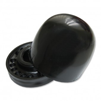 Capac polietilena cu intrare cablu pt. catarg D50/60mm,negru