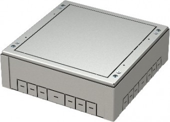 Caseta de montaj pt doza pardoseala 2x7M, 273x269,5x83-128mm